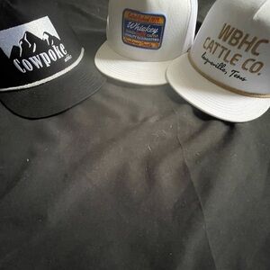 Whiskey Bent Hat Co-Western/Ranch Style Hats (3 in total)